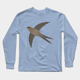 Common swift flying in the air Long Sleeve T-Shirt